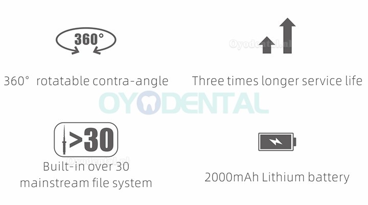 100% Original Woodpecker Endo Smart+ Endodontische Motor met Vergeldende Draadloos